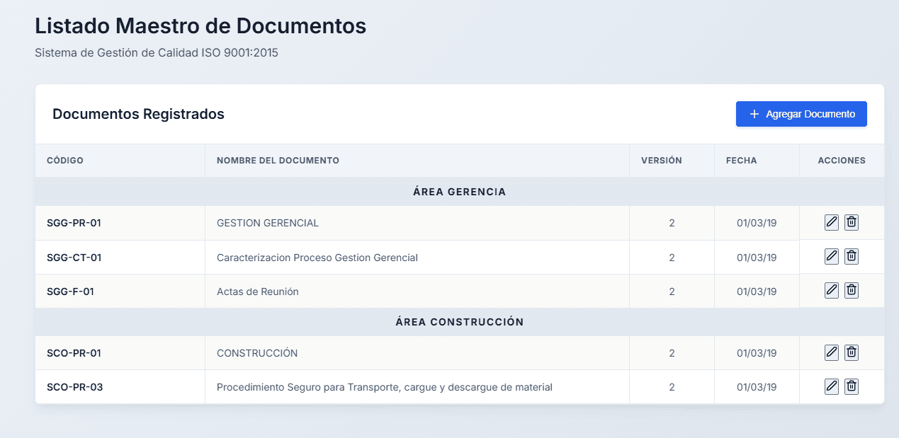 Demo Portal de Procesos